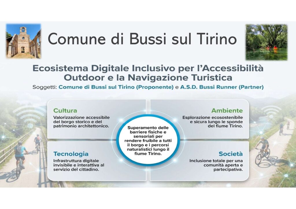 valorizzazione e accessibilità comune di bussi sul tirino